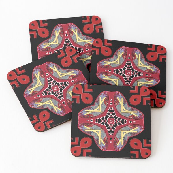 Item preview,  *GREAT CARNIVAL OF TRINIDAD AND TOBAGO SOUVENIRS - STEEL DRUM STEEL PAN STEEL BAND - UNIQUE ABSTRACT CARIBBEAN GEOMETRIC ART PATTERN - DEEP INSPIRATION OF THE TRINIDADIAN FLAG* designed and sold by Ralek.
