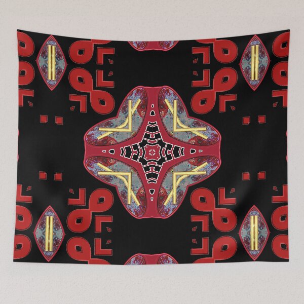 Item preview,  *GREAT CARNIVAL OF TRINIDAD AND TOBAGO SOUVENIRS - STEEL DRUM STEEL PAN STEEL BAND - UNIQUE ABSTRACT CARIBBEAN GEOMETRIC ART PATTERN - DEEP INSPIRATION OF THE TRINIDADIAN FLAG* designed and sold by Ralek.