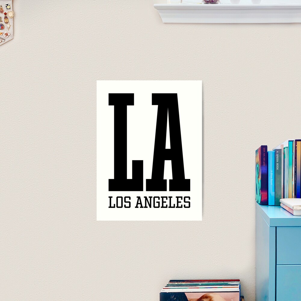 LA Los Angeles Athletic Letters | Poster