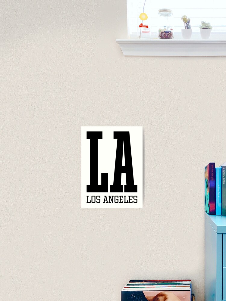 LA Los Angeles Athletic Letters | Poster