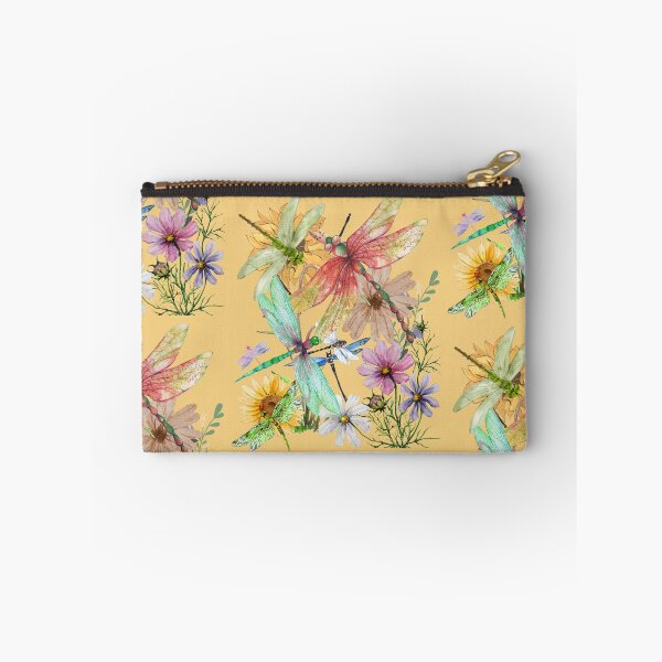 Item preview, Dragonflies & Flowers Watercolor Colorful Nature Design designed and sold by EarthArtDesigns.
