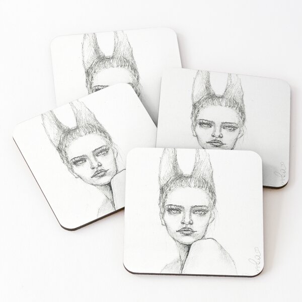 Item preview, Unusual graphic portrait of a special girl. designed and sold by Elena Reutova.