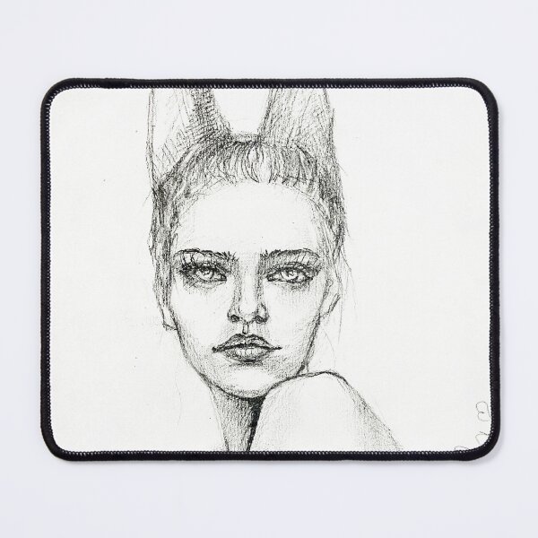 Item preview, Unusual graphic portrait of a special girl. designed and sold by Elena Reutova.