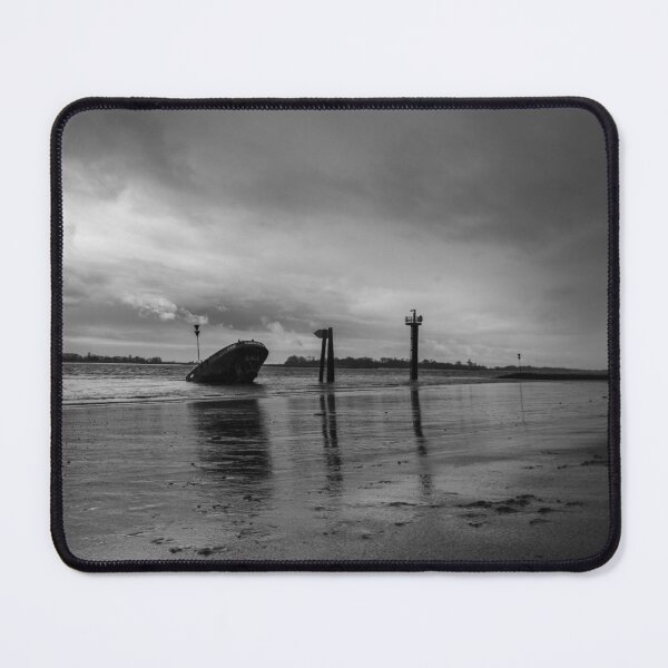 Item preview, Elbe beach black and white designed and sold by Shadow3561.