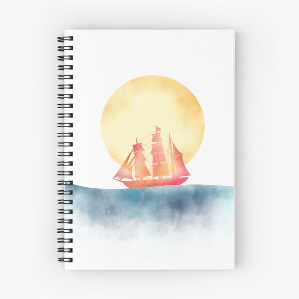 Item preview, Sailing Ship Watercolor designed and sold by Meganemer4.