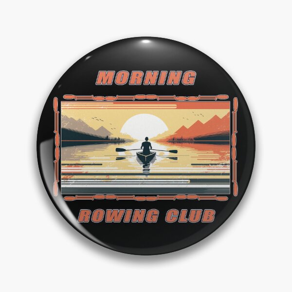 Item preview, Morning Rowing Club - A Rowing Design designed and sold by Mindful-Designs.