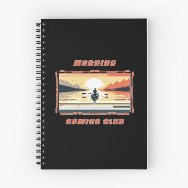 Item preview, Morning Rowing Club - A Rowing Design designed and sold by Mindful-Designs.