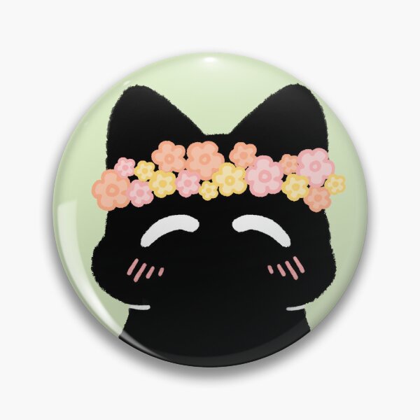 Item preview, Flower Crown Cat designed and sold by ShroomiShop.