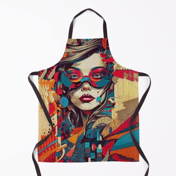 Item preview, Beautiful blue eyes girl pop art digital oil paining for modern homes decoration. designed and sold by paulo silveira.