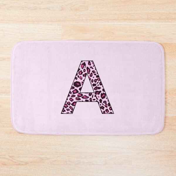Item preview, Pink Leopard Monogram Letter A - Personal Initial for your own name designed and sold by inspirationzgal.