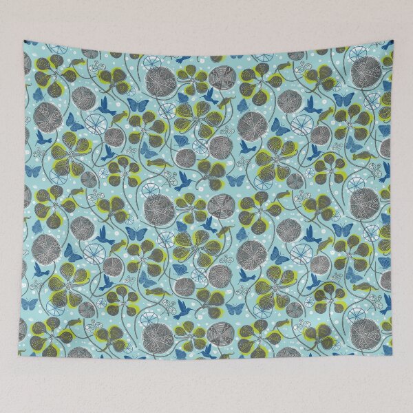 Item preview, Jardín de la capuchina africana (Pantone Island Paradise) N8 designed and sold by HelenPDesigns.