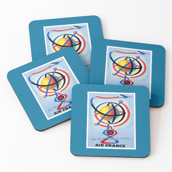 Item preview, AIR FRANCE : Vintage Worlds Largest Airline Travel Advertising Print designed and sold by posterbobs.
