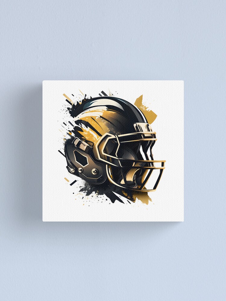 Canvas Art - NFL Football Helmet History Chart by Zapista, 3 Sizes