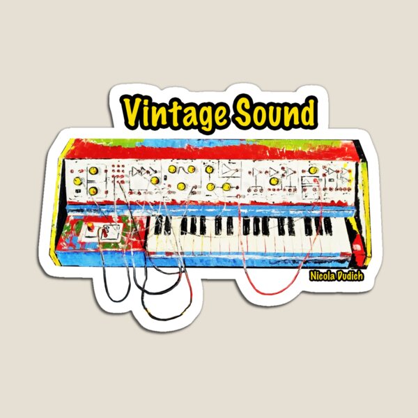 Item preview, Vintage Synth by Nicola Dudich designed and sold by NicolaDudich.
