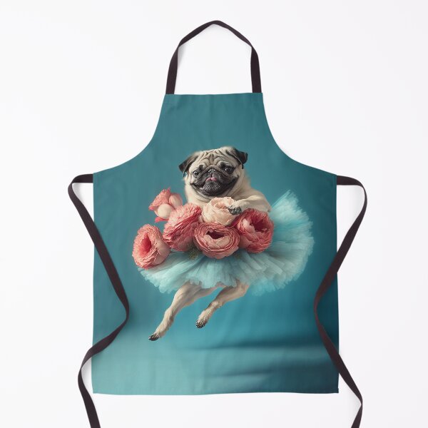 Item preview, Pug Perro Bailarina TuTu Rosas designed and sold by candiscamera.