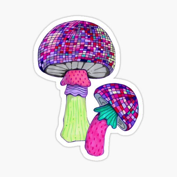 Disco Ball Strawberry Sticker for Sale by papierquarell