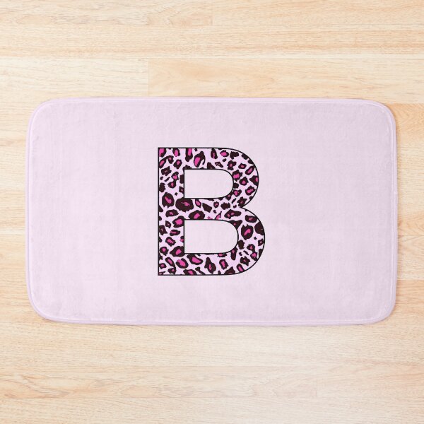 Item preview, Pink Leopard Monogram Letter B - Personal Initial for your own name designed and sold by inspirationzgal.