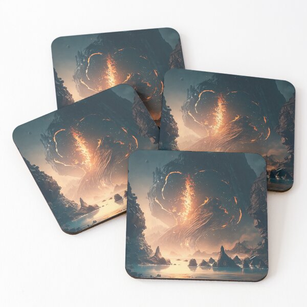 Item preview, Night view fire storm Background painting   designed and sold by FireFXStudio.