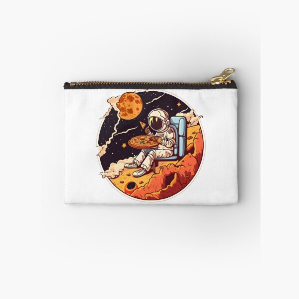 Item preview, Cute Cartoon Astronaut On The Planet Eating Pizza designed and sold by ekachar.