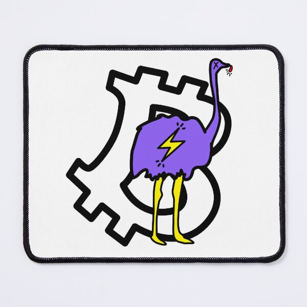 Item preview, Nostr Ostrich designed and sold by bitpopart.