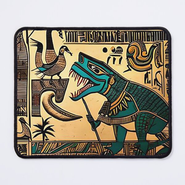 Item preview, T rex in Egyption art designed and sold by Thilina Kasthuriarachchi.