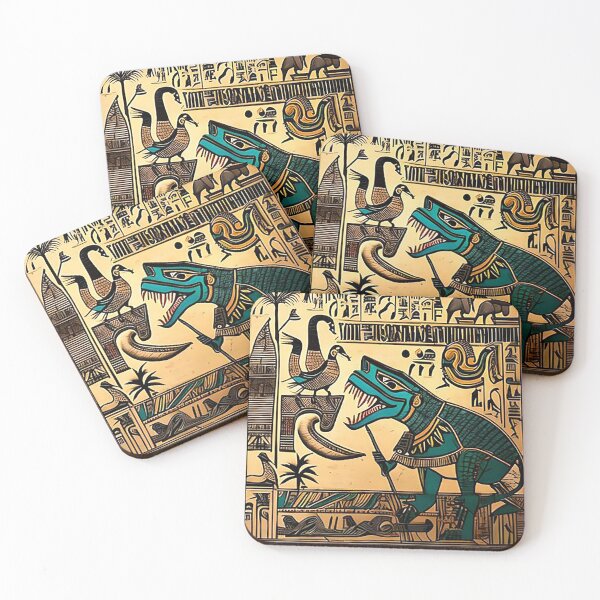 Item preview, T rex in Egyption art designed and sold by Thilina Kasthuriarachchi.