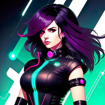 Imagen de la obra Cyberpunk Girl de RaveToTheGrave