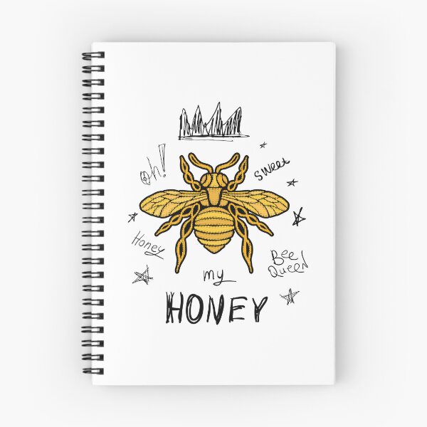 Item preview, Honey bee golden embroidery queen crown trendy t-shirt designed and sold by Bearlala.