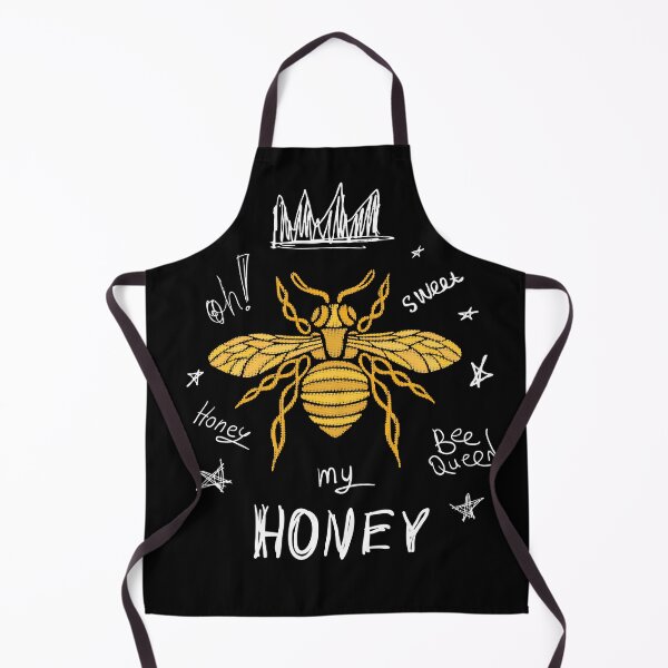 Item preview, Honey bee golden embroidery queen crown trendy t-shirt designed and sold by Bearlala.