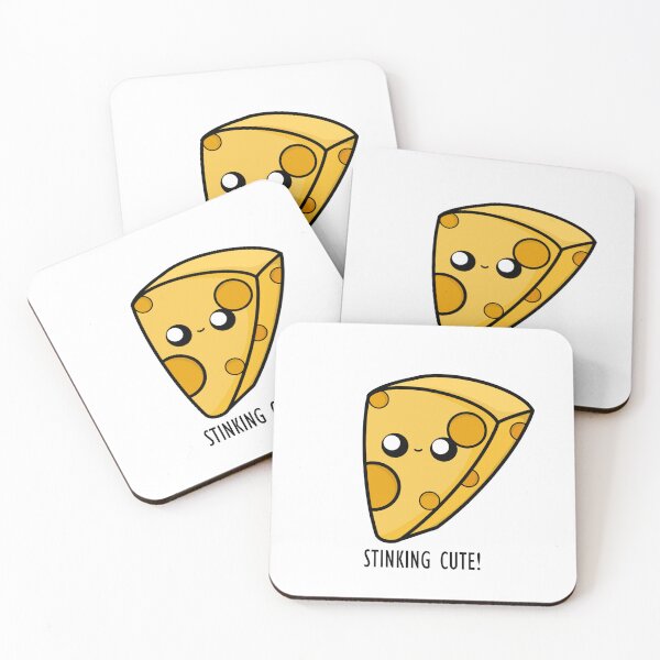 Item preview, Cute Cartoon Cheese || Stinking Cute || Kawai designed and sold by cookingwithten.