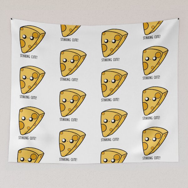 Item preview, Cute Cartoon Cheese || Stinking Cute || Kawai designed and sold by cookingwithten.