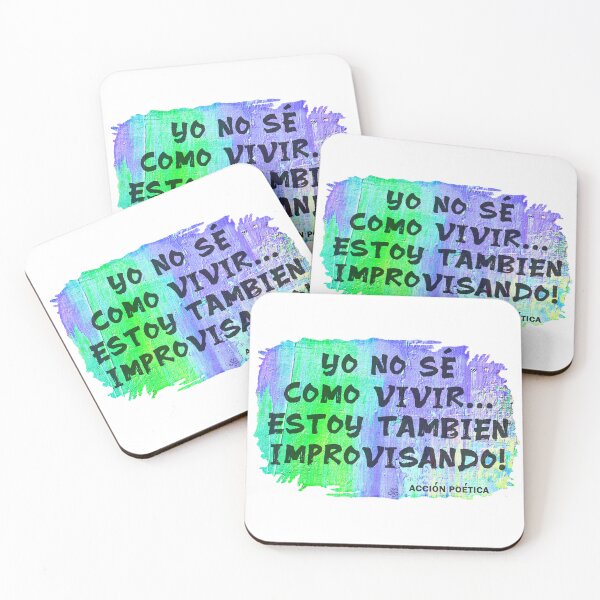 Item preview, Yo no sé cómo vivir, estoy también improvisando! designed and sold by Hugo Cuevas-Mohr.