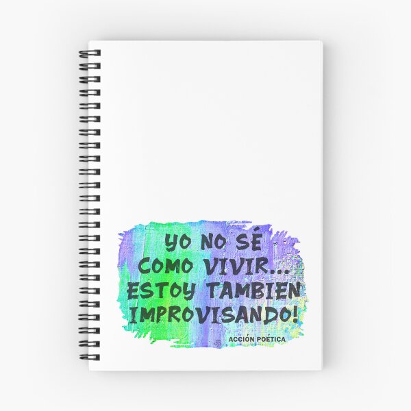 Item preview, Yo no sé cómo vivir, estoy también improvisando! designed and sold by Hugo Cuevas-Mohr.