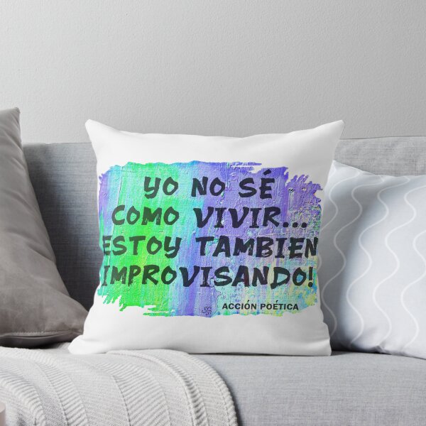 Item preview, Yo no sé cómo vivir, estoy también improvisando! designed and sold by Hugo Cuevas-Mohr.