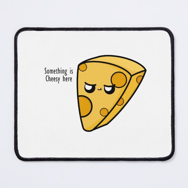 Item preview, Cute Cartoon Cheese || Something Is Cheesy Here || Kawai designed and sold by cookingwithten.