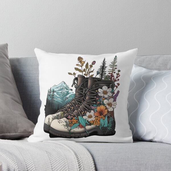 Item preview, Wildflower Hiking Boots: A Stylish Design and Perfect Gift for the Adventurous designed and sold by Odinalaadin.