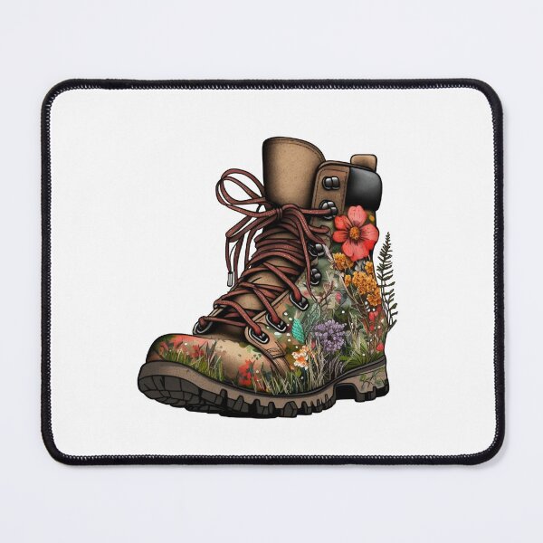 Item preview, Wildflower Hiking Boots: A Stylish Design and Perfect Gift for the Adventurous designed and sold by Odinalaadin.