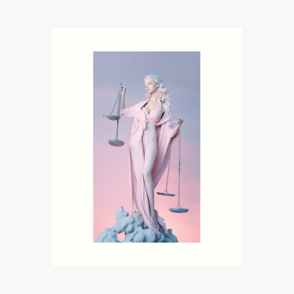 Woman Justice for All Art Print