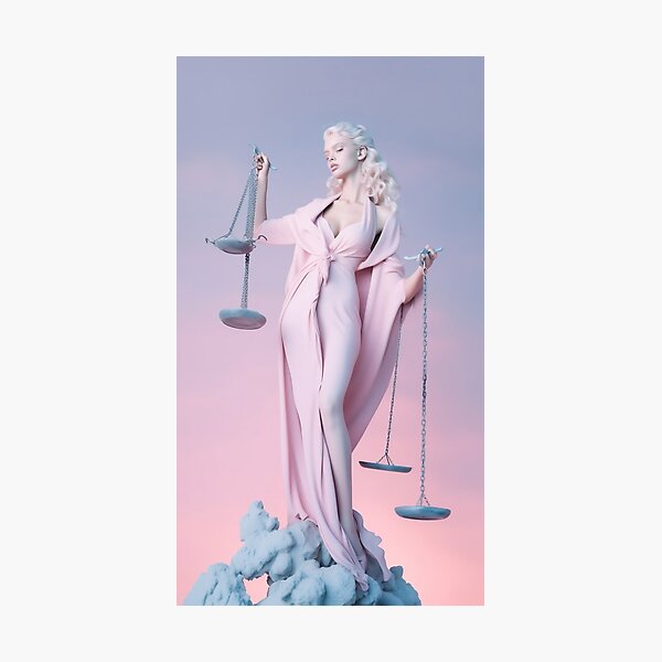 Woman Justice for All Photographic Print