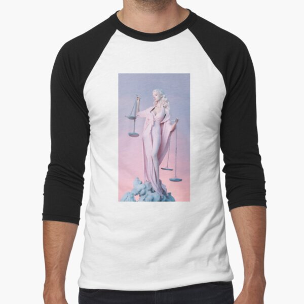 Woman Justice for All Baseball ¾ Sleeve T-Shirt