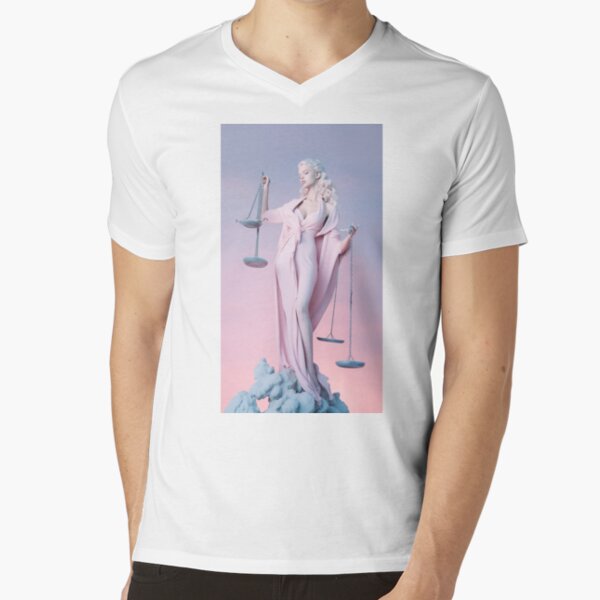 Woman Justice for All V-Neck T-Shirt