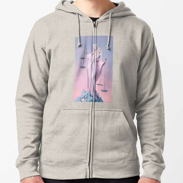 Woman Justice for All Zipped Hoodie
