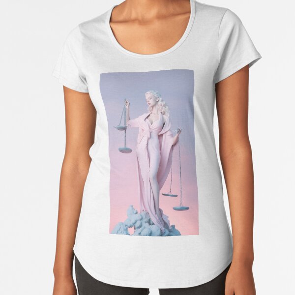 Woman Justice for All Premium Scoop T-Shirt