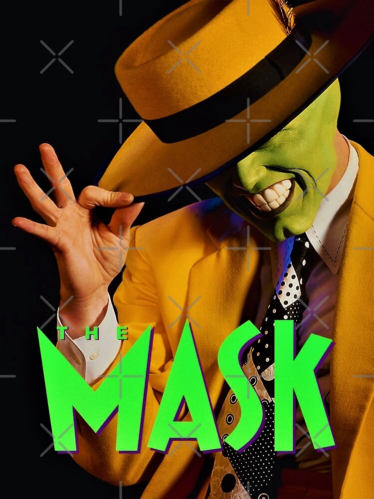 The Mask Jim Carrey Movie Poster 90s Cool Graphic Tees - Ink In Action