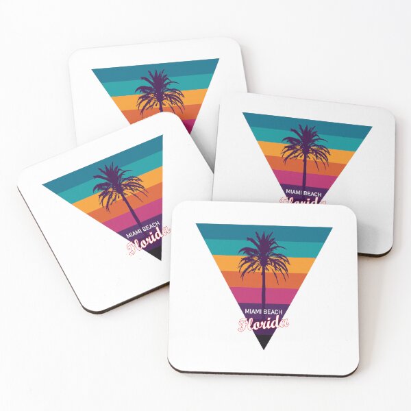 Item preview, Miami Beach retro sunset designed and sold by janusa.