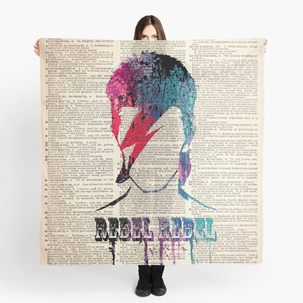 REBEL REBEL on dictionary page #BR Scarf