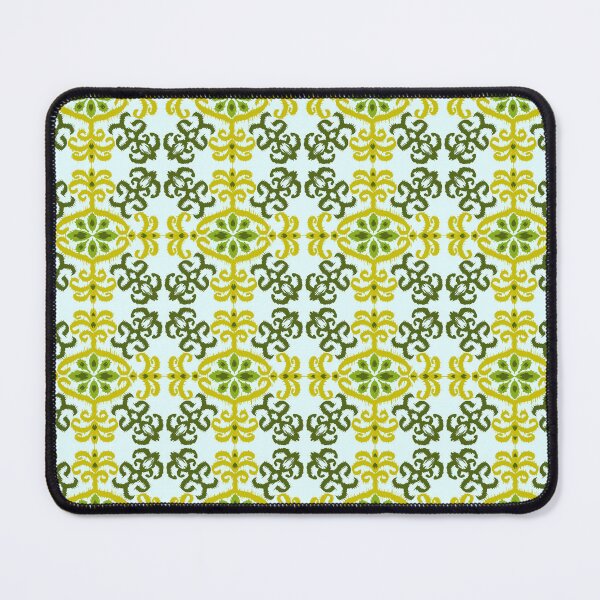 Item preview, Yellow and Green Ikat Seamless Pattern  designed and sold by Apkdesigner.