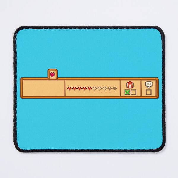 Item preview, Stardew Valley Relationship Bar 5 friend 1 present 0 talk designed and sold by aiya-pixels.