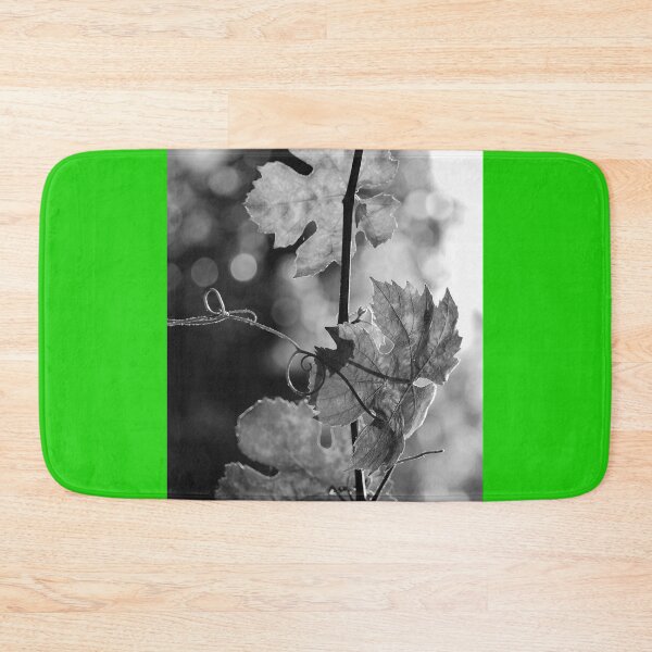 Item preview, Late summer memories leaves on branch black and white nature lovers designed and sold by eddiebarronshop.