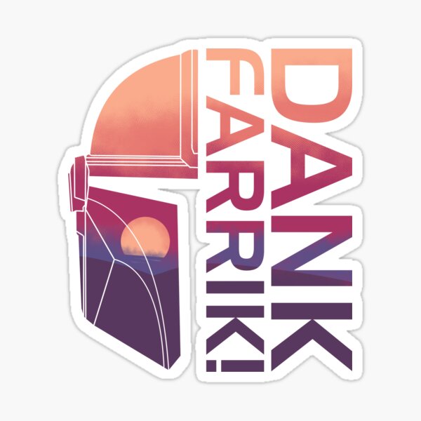 Vista previa del artículo con la obra «DANK FARRIK!», diseñado y vendido por KanaHyde.